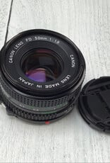 CANON Canon FD 50mm f1.8 Lens Used Good
