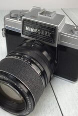 NIKON Nikon Nikkorex Zoom 35 Camera in Leather Case Used Good