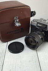 NIKON Nikon Nikkorex Zoom 35 Camera in Leather Case Used Good