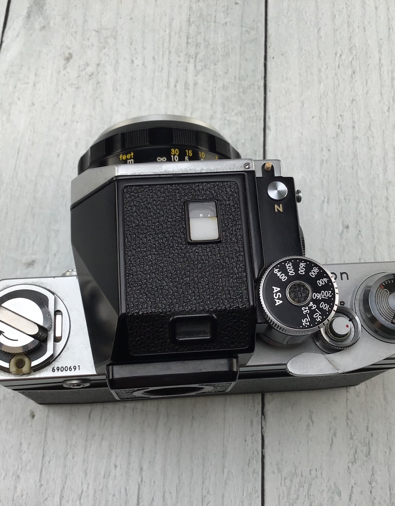 NIKON Nikon F Camera w/ 50mm f1.4 Meter Not Working Used Good