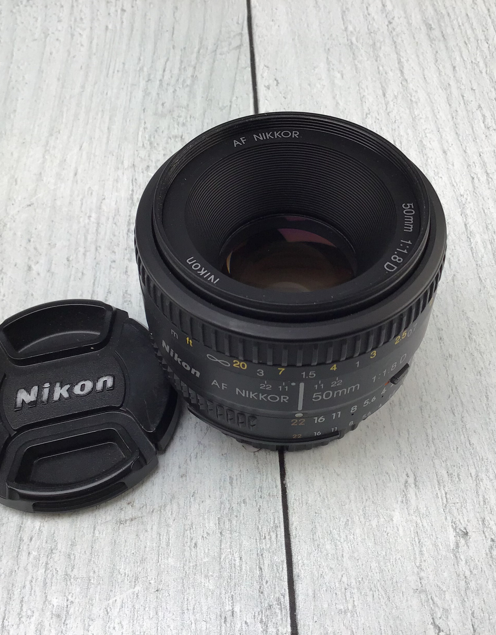 NIKON Nikon AF Nikkor 50mm f1.8 D Lens Used Good