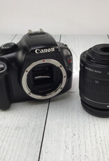 CANON Canon EOS Rebel T3 Camera w/ 18-55mm IS No Charger Used Good