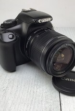 CANON Canon EOS Rebel T3 Camera w/ 18-55mm IS No Charger Used Good