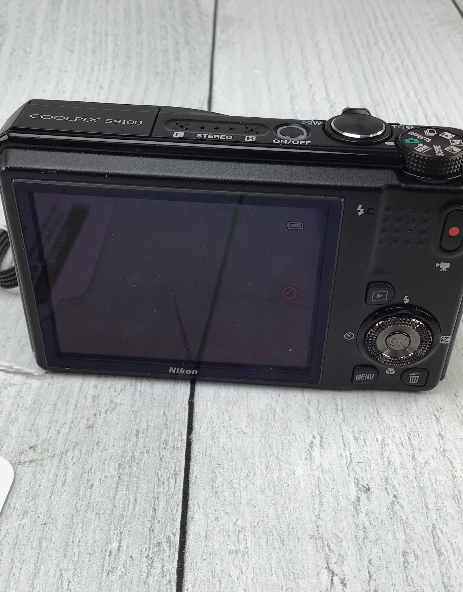 NIKON Nikon Coolpix S9100 Camera No Charger Used Good