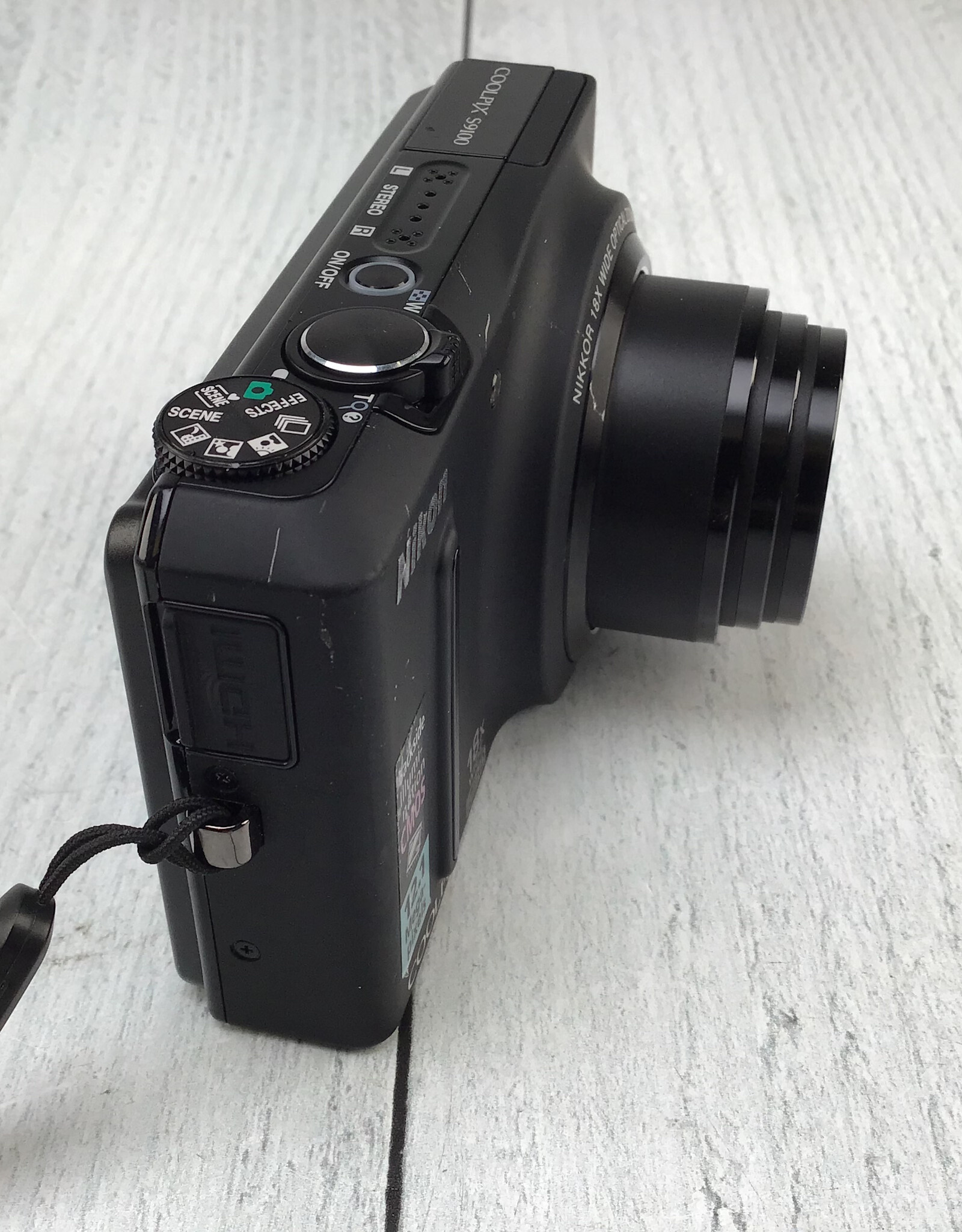 NIKON Nikon Coolpix S9100 Camera No Charger Used Good