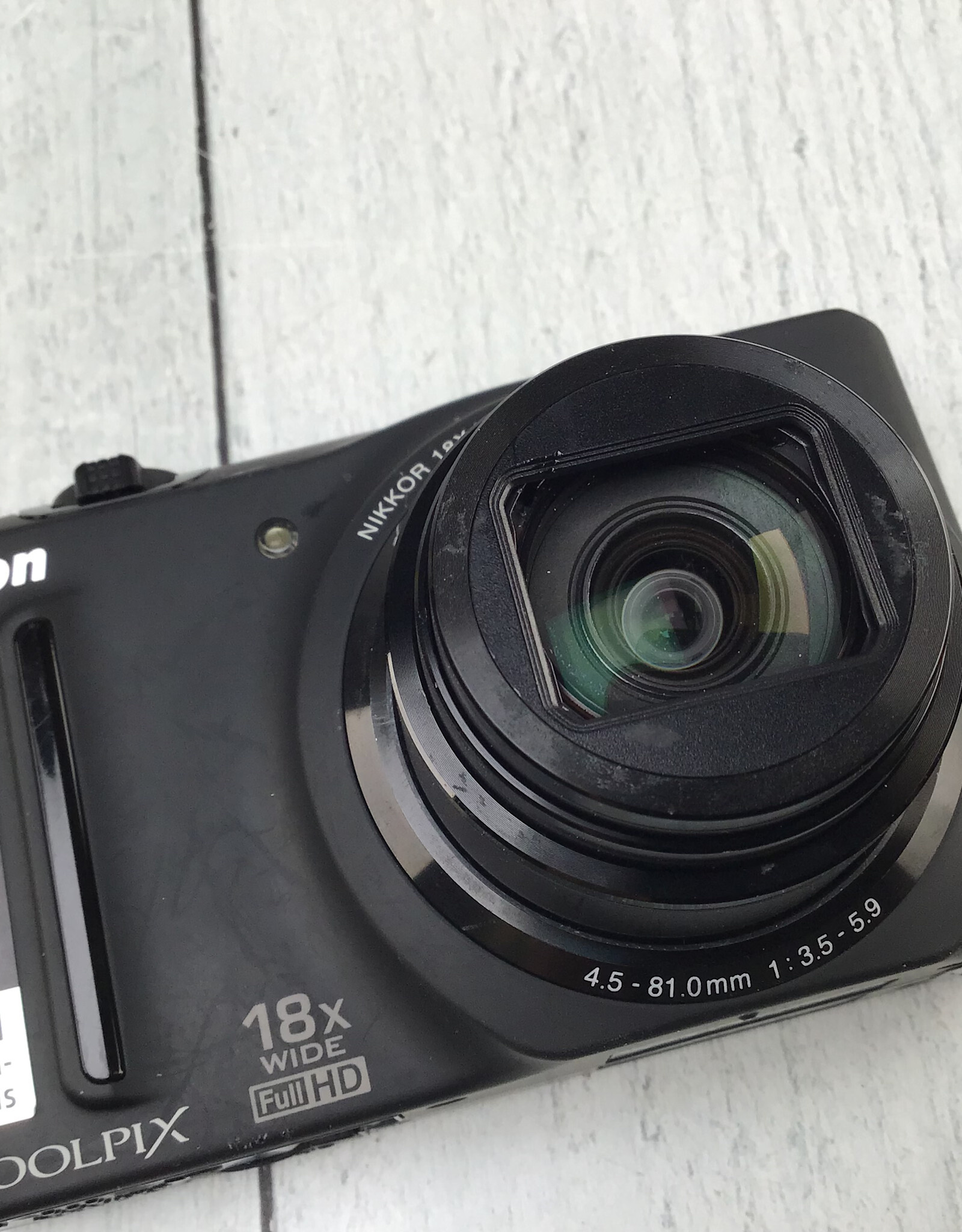 NIKON Nikon Coolpix S9100 Camera No Charger Used Good