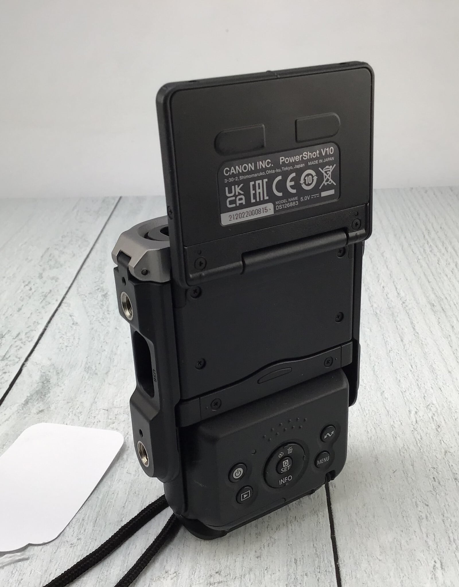 CANON Canon PowerShot V10 Camera w/ SmallRig Cage Used Good