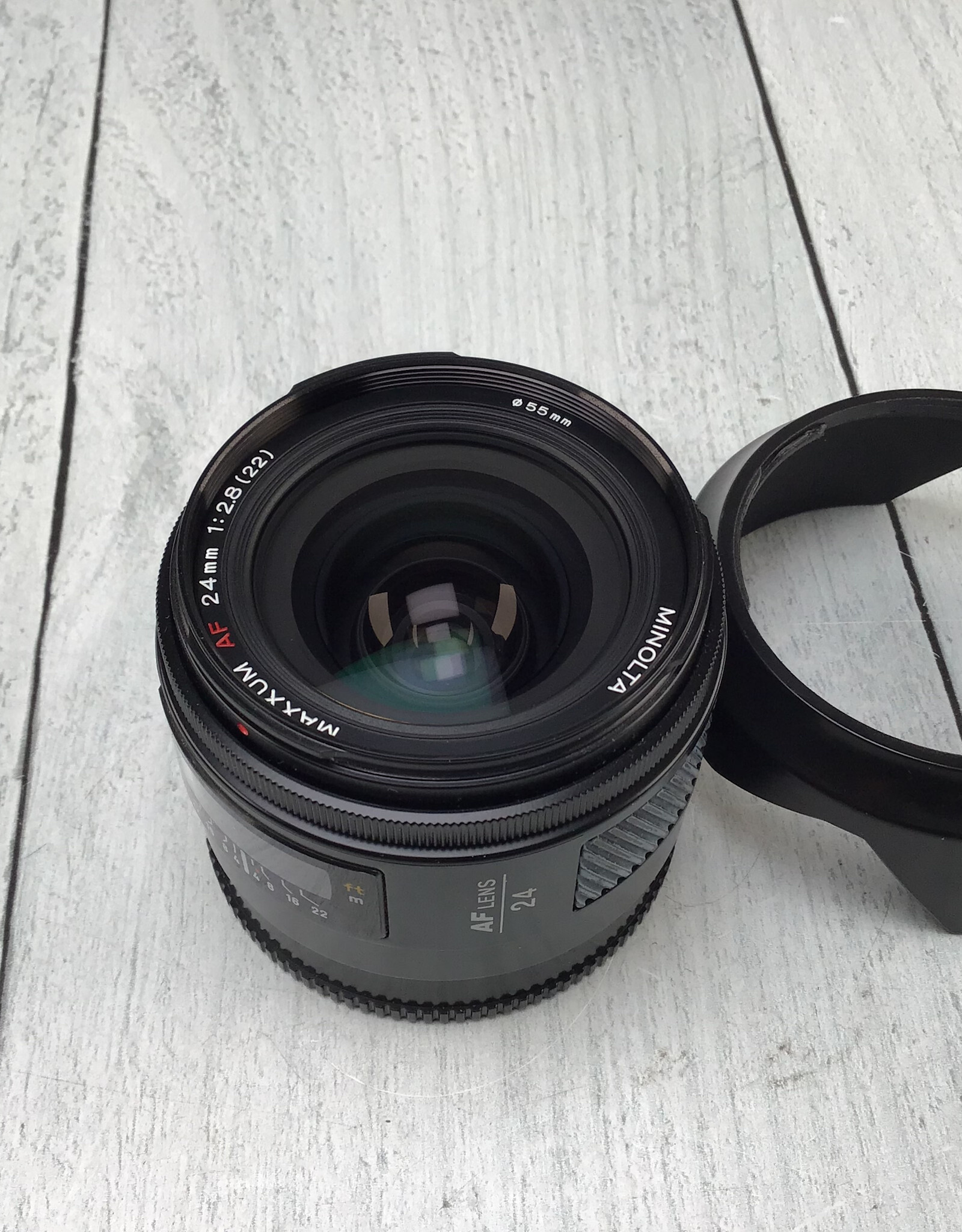Minolta Minolta Maxxum 24mm f2.8 Lens Used Good