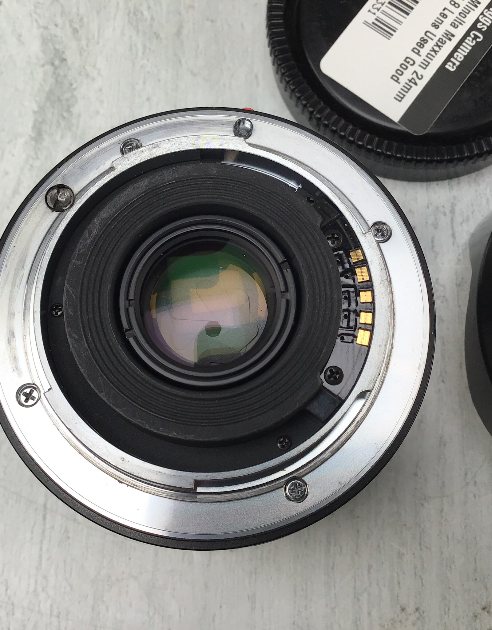 Minolta Minolta Maxxum 24mm f2.8 Lens Used Good