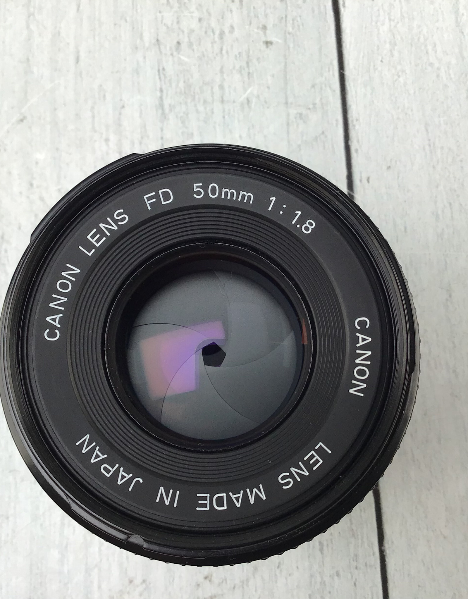 CANON Canon FD 50mm f1.8 Lens Used Good