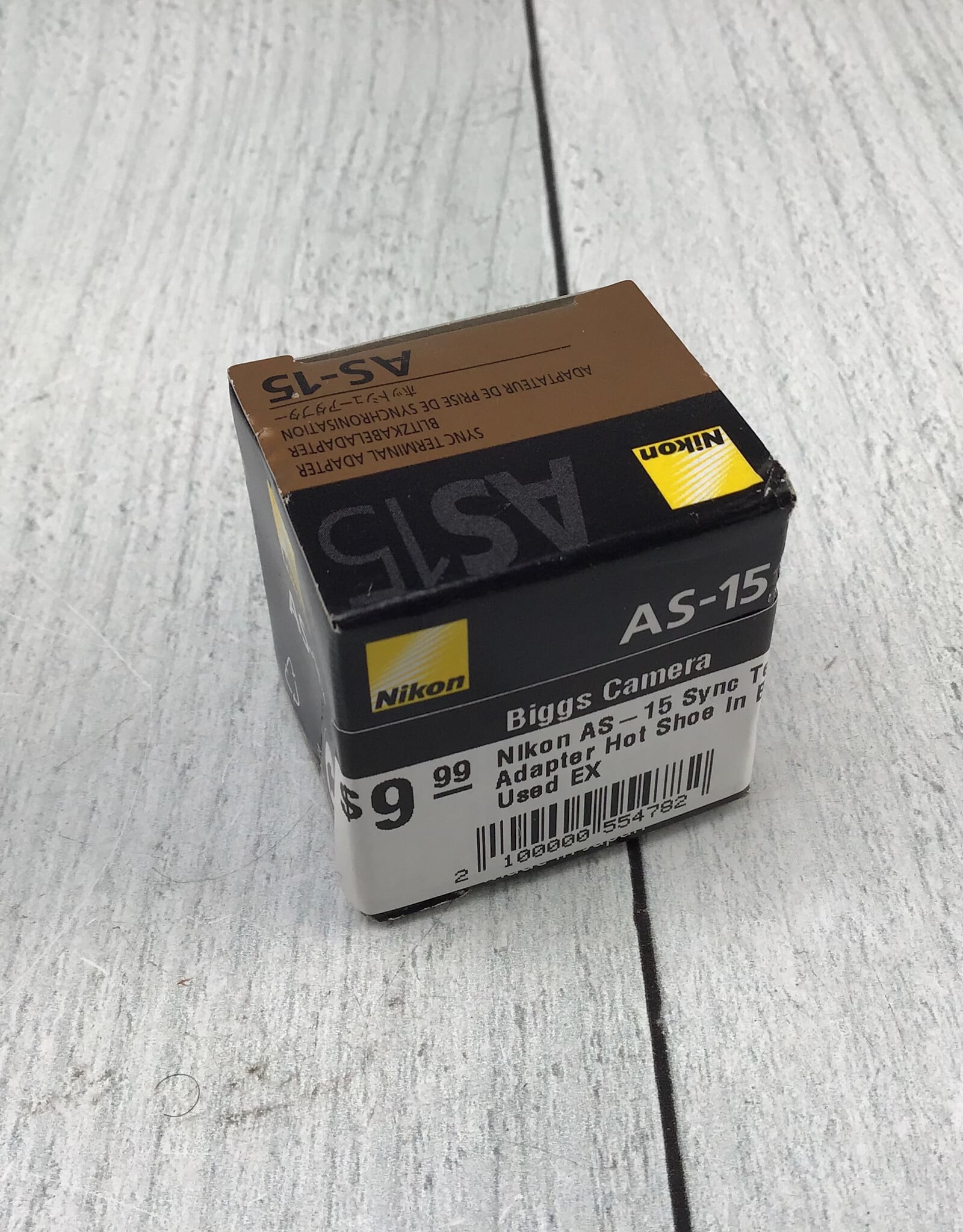 NIKON Nikon AS-15 Sync Terminal Adapter Hot Shoe in Box Used EX