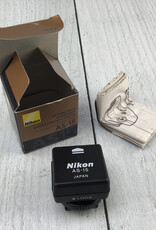 NIKON Nikon AS-15 Sync Terminal Adapter Hot Shoe in Box Used EX