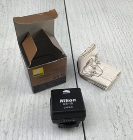 NIKON Nikon AS-15 Sync Terminal Adapter Hot Shoe in Box Used EX
