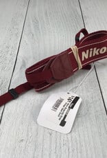 NIKON Nikon Burgundy Strap Vintage Used Good