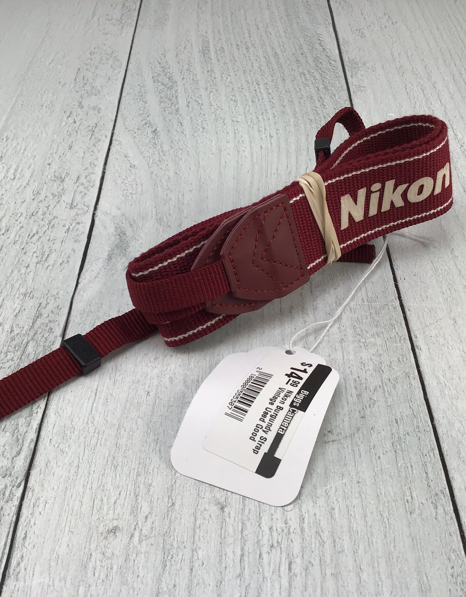 NIKON Nikon Burgundy Strap Vintage Used Good