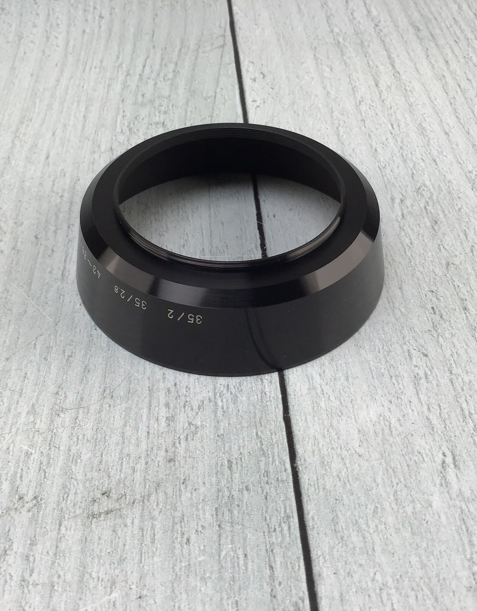 NIKON Nikon Metal Lens Hood for 43-86, 35mm f2, 35mm f2.8 in Box Used Good