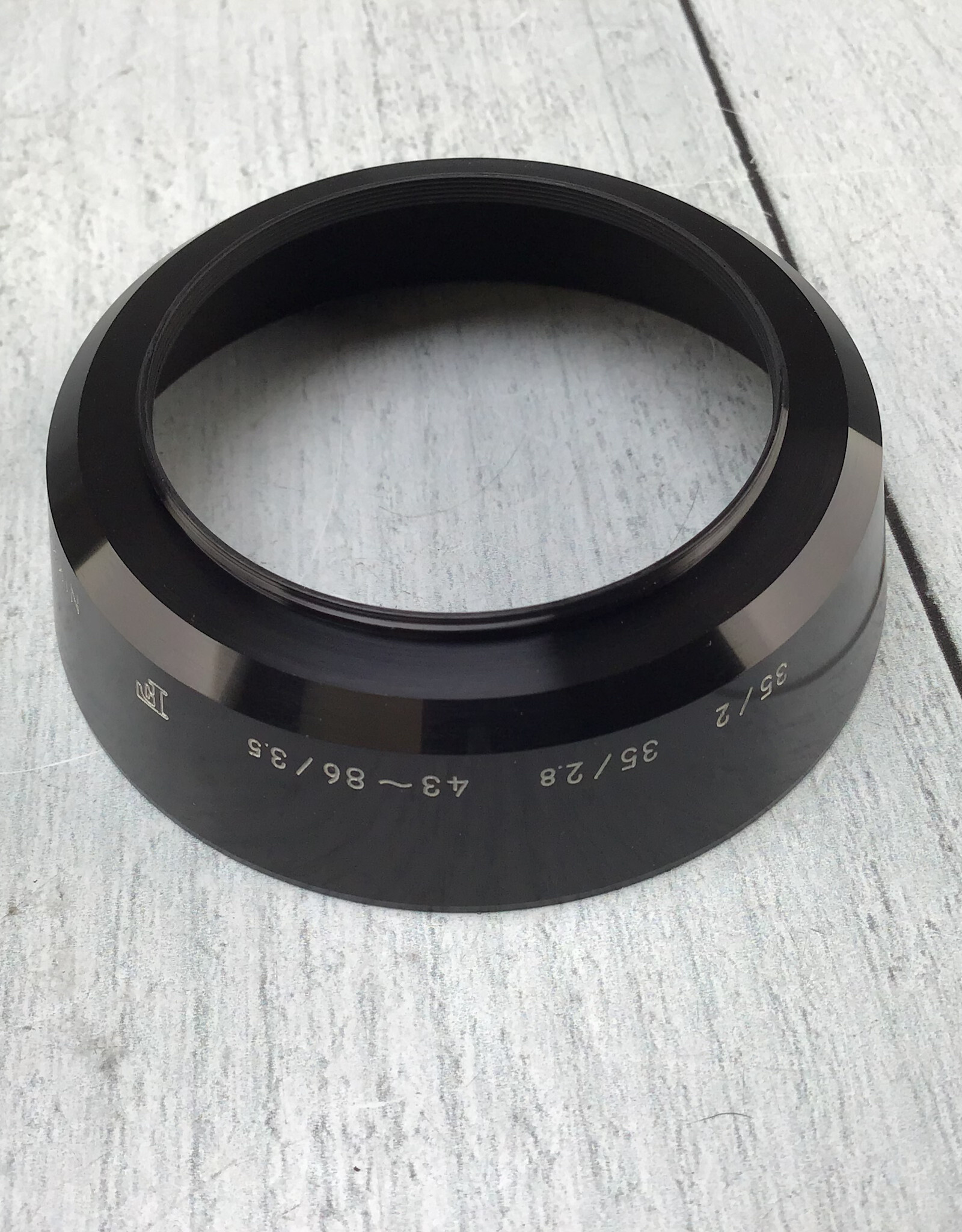 NIKON Nikon Metal Lens Hood for 43-86, 35mm f2, 35mm f2.8 in Box Used Good