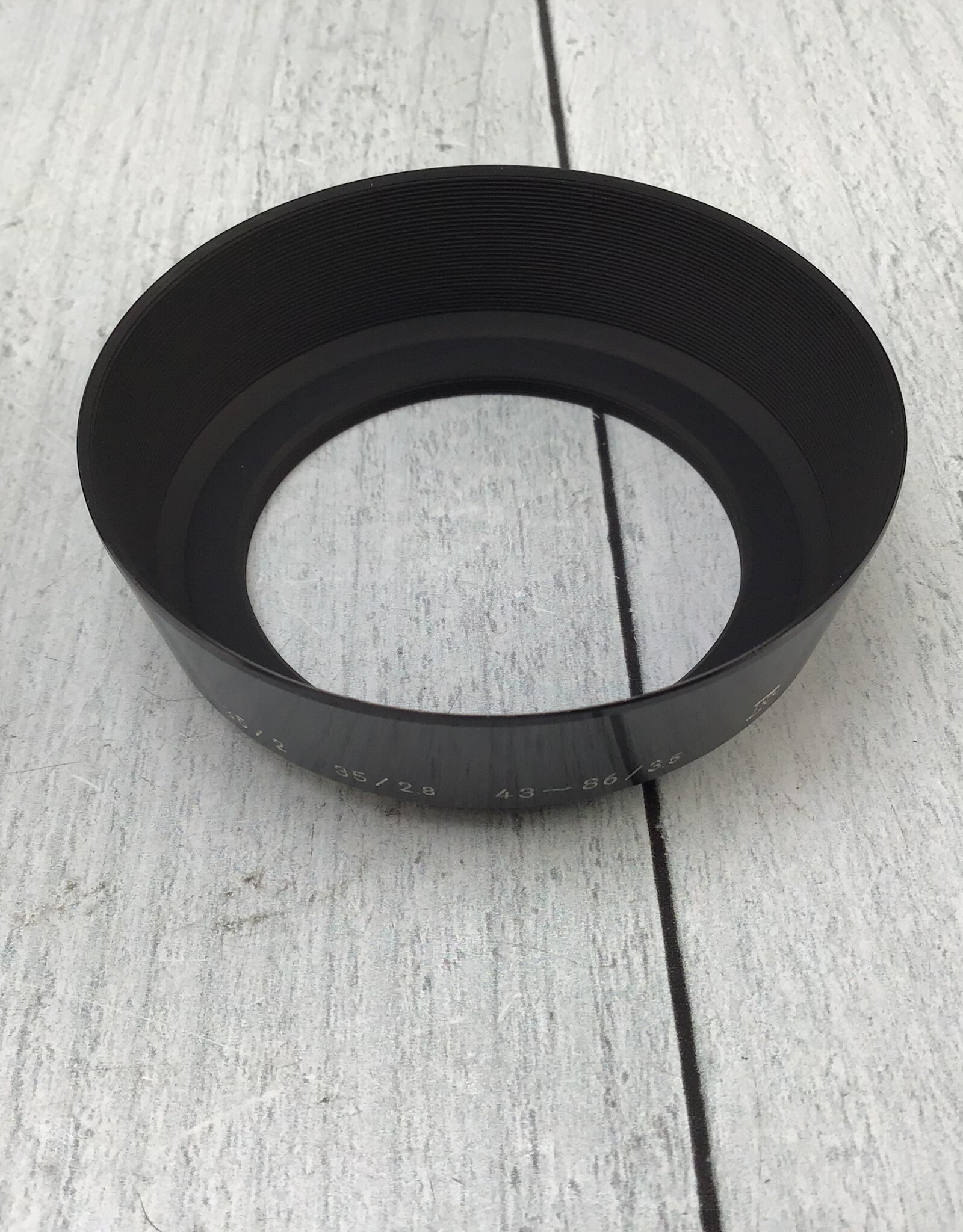 NIKON Nikon Metal Lens Hood for 43-86, 35mm f2, 35mm f2.8 in Box Used Good