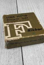 NIKON Nikon Metal Lens Hood for 43-86, 35mm f2, 35mm f2.8 in Box Used Good
