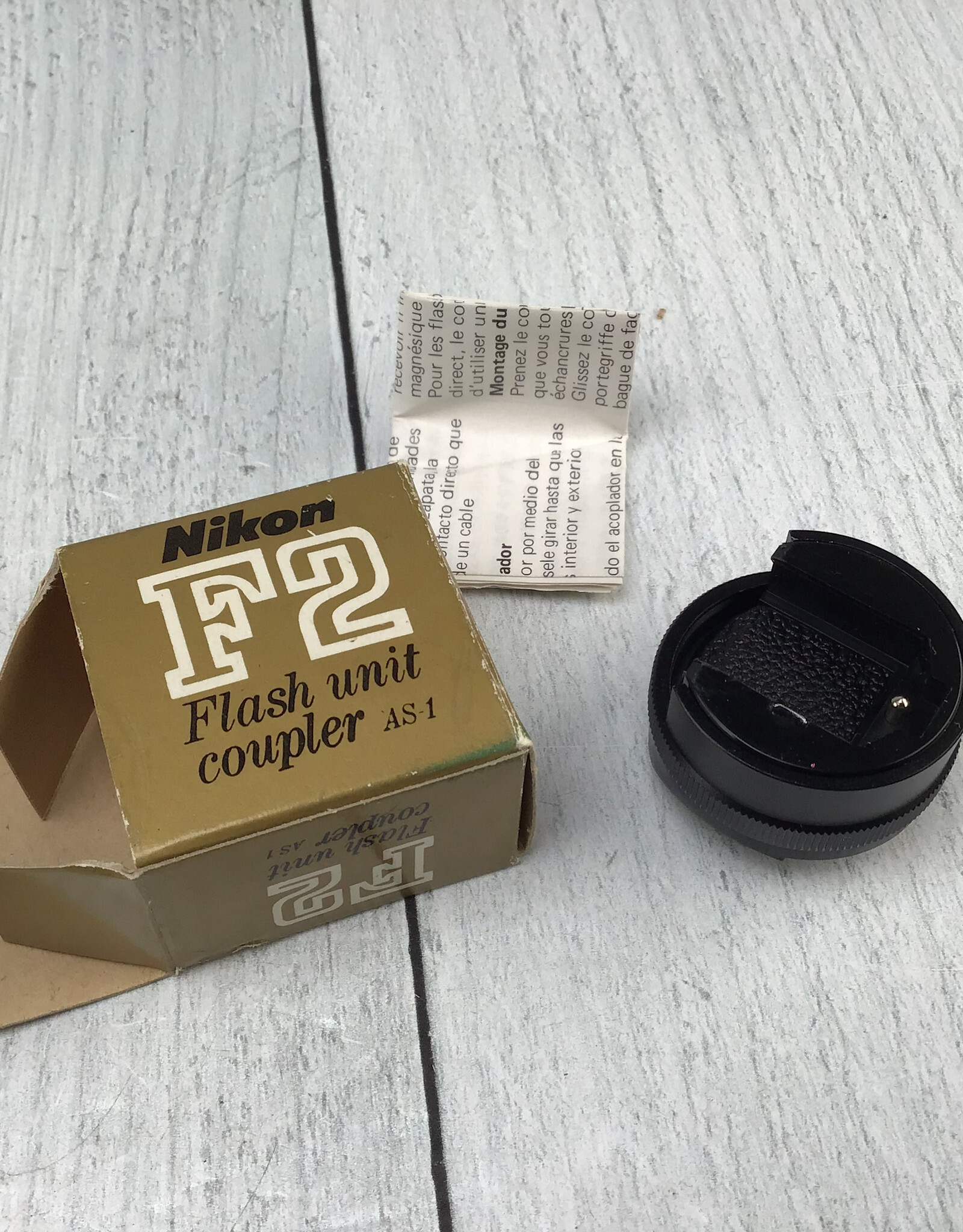 NIKON Nikon AS-1 Flash Coupler in Box For F, F2 Used LN