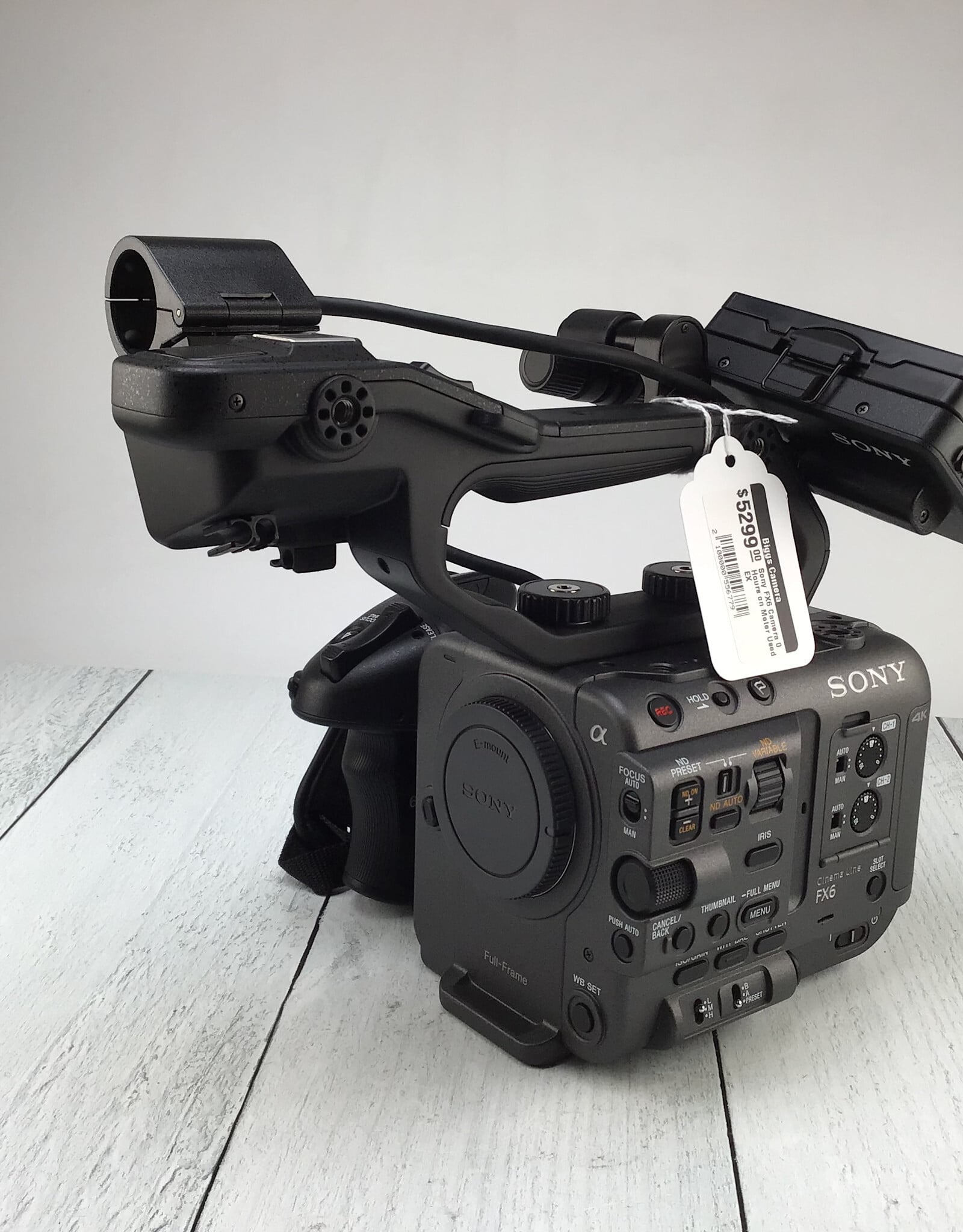 SONY Sony FX6 Camera 0 Hours on Meter Used EX