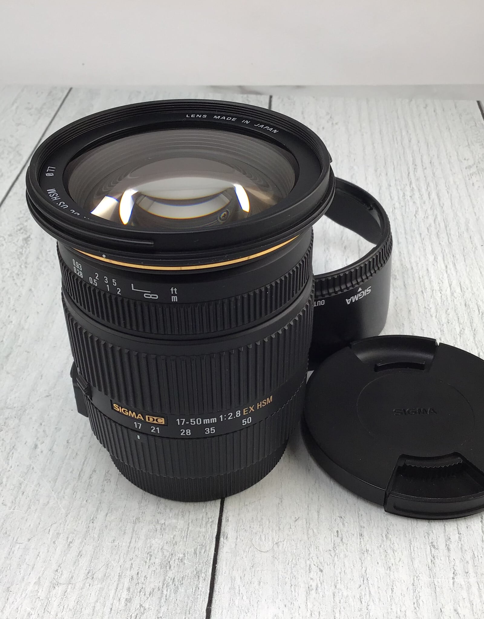 SIGMA Sigma 17-50mm F2.8 EX DC OS HSM Lens for Canon Used Good