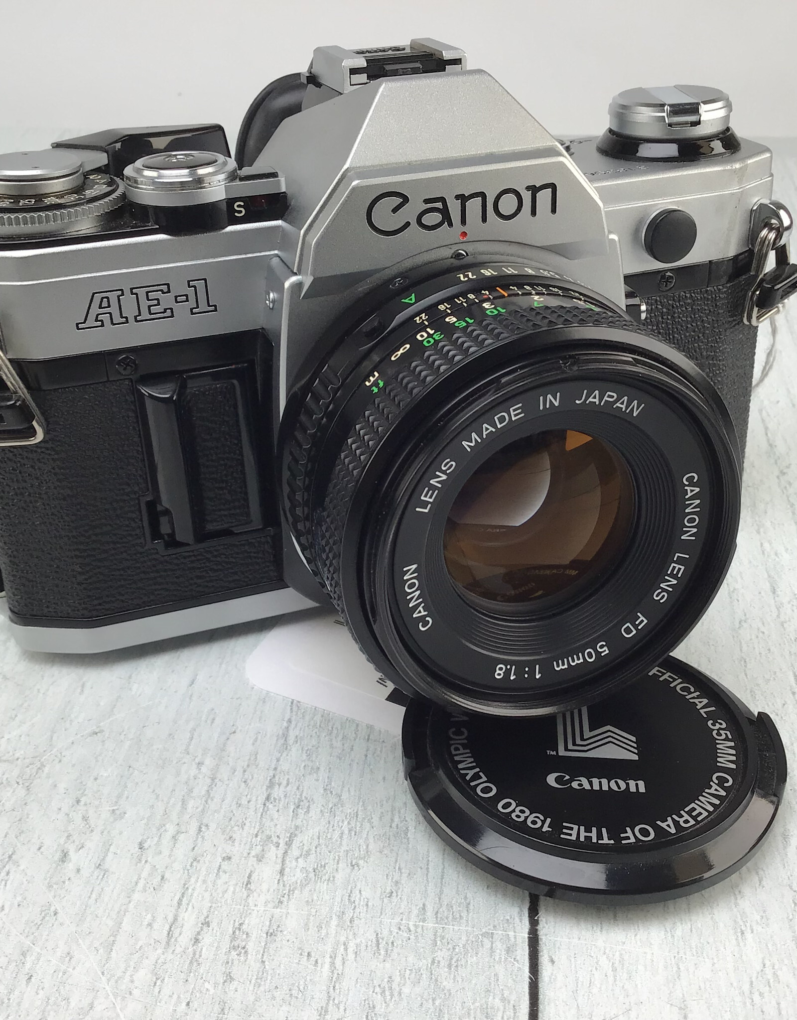 CANON Canon AE-1 Camera w/ 50mm f1.8 Used Fair