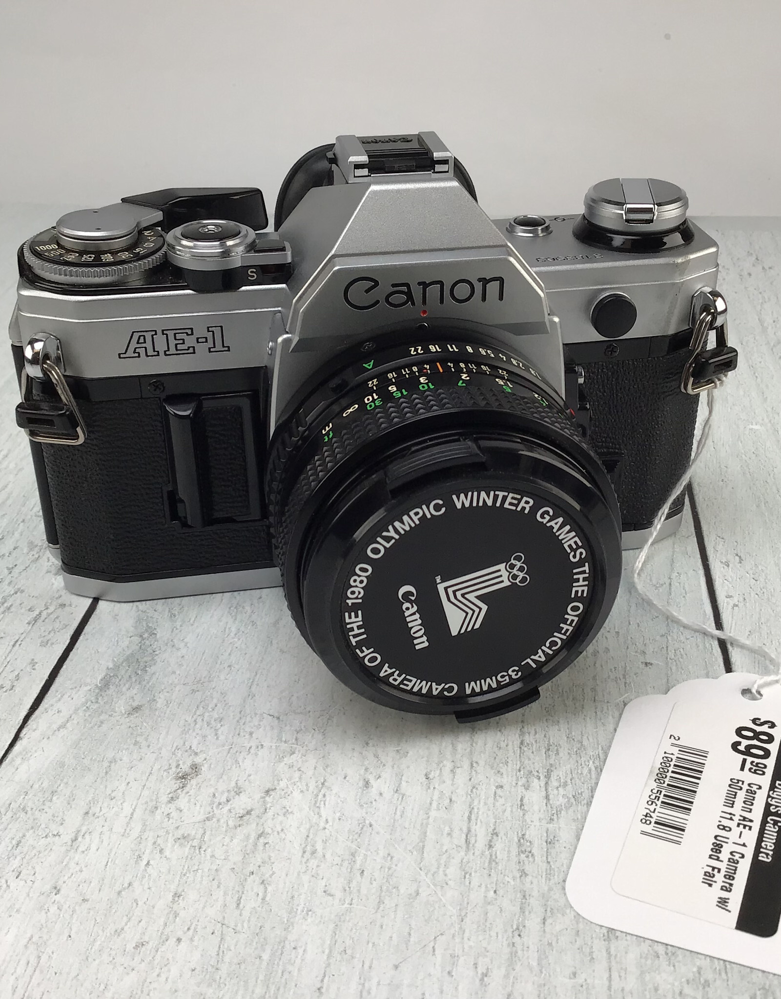 CANON Canon AE-1 Camera w/ 50mm f1.8 Used Fair