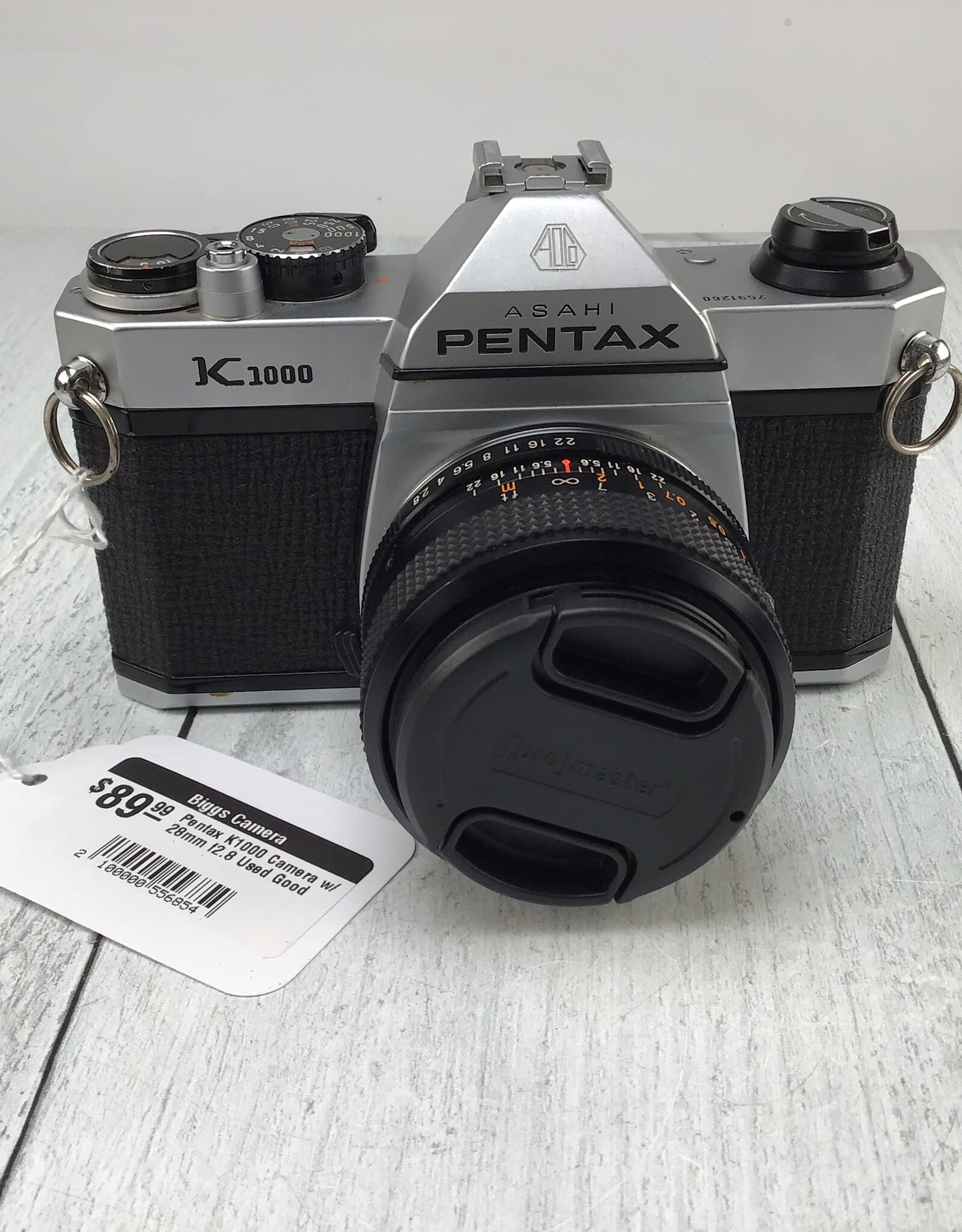 Pentax Pentax K1000 Camera w/ 28mm f2.8 Used Good