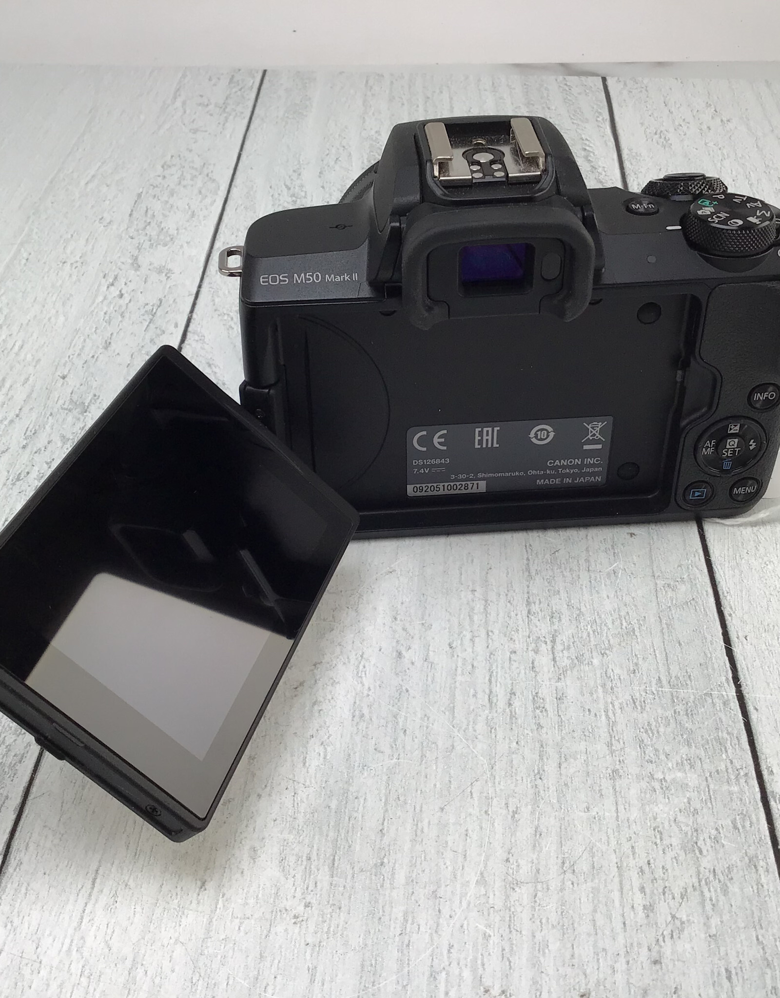 CANON Canon EOS M50 Mark II Camera w/ 15-45mm Used Good