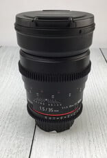ROKINON Rokinon 35mm T1.5 Cinema Lens for Nikon F Mount Used Good