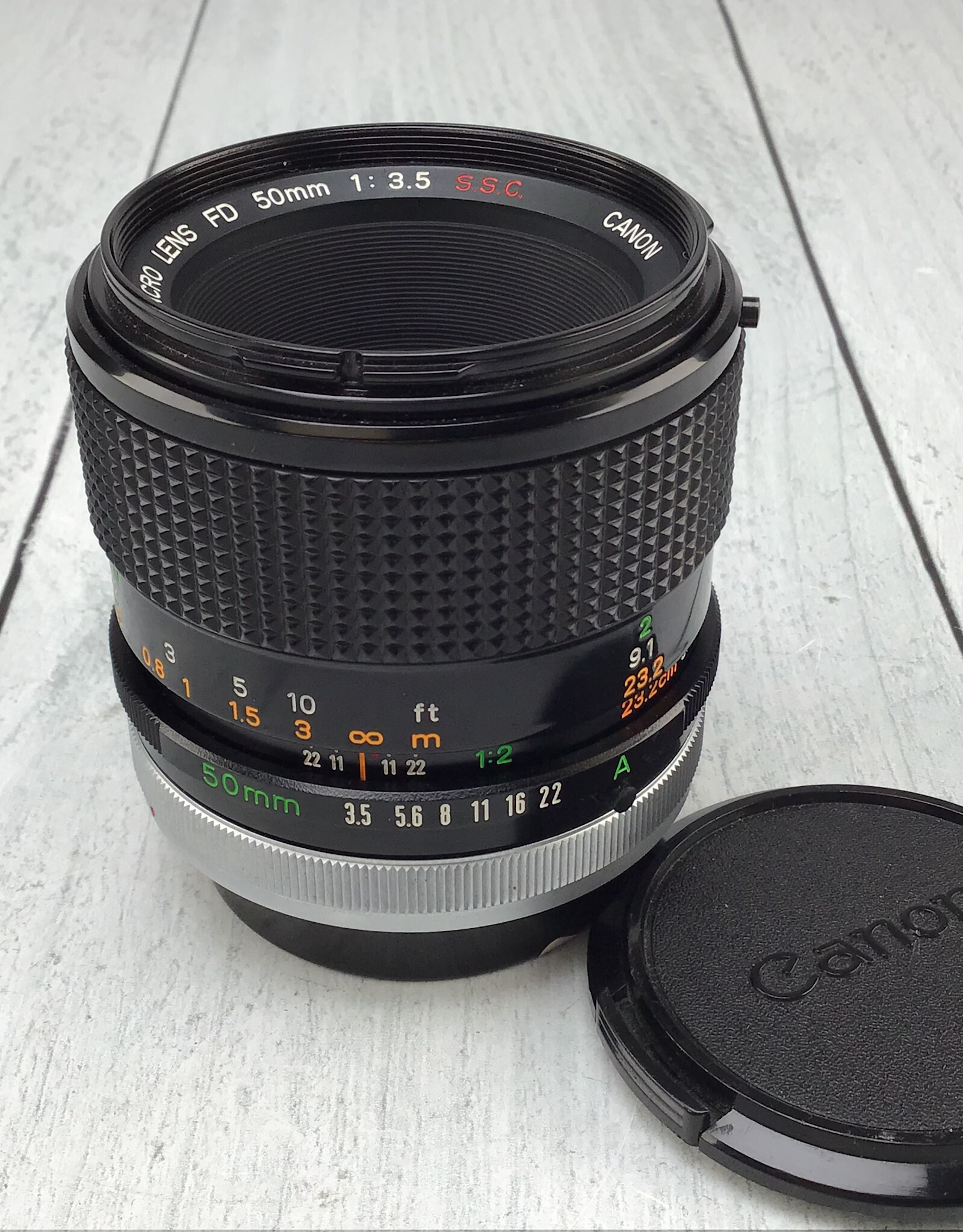 CANON Canon FD 50mm f3.5 Macro Lens SSC Used Good