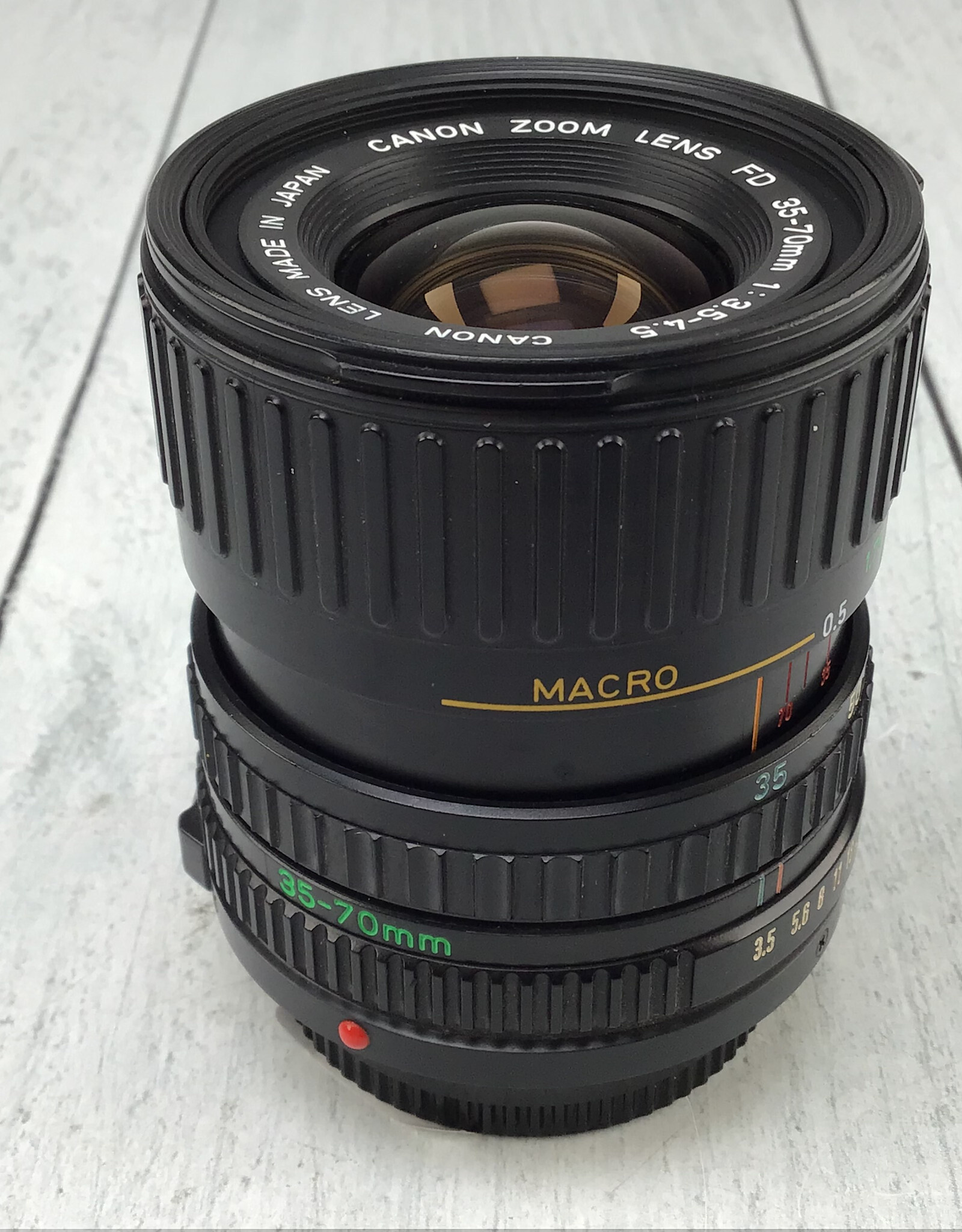 CANON Canon FD 35-70mm f3.5-4.5 Lens Used Fair