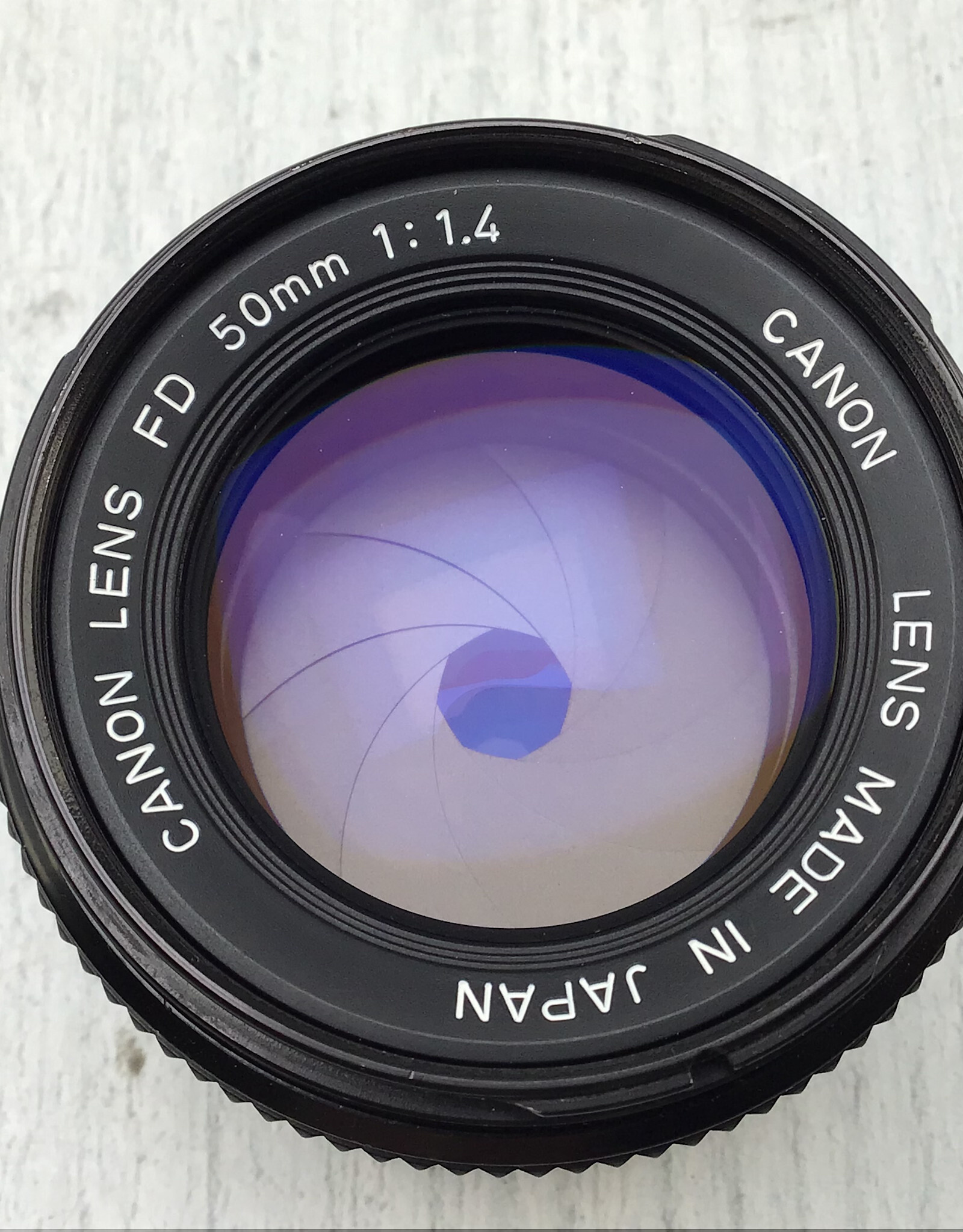 CANON Canon FD 50mm f1.4 Lens Used Good