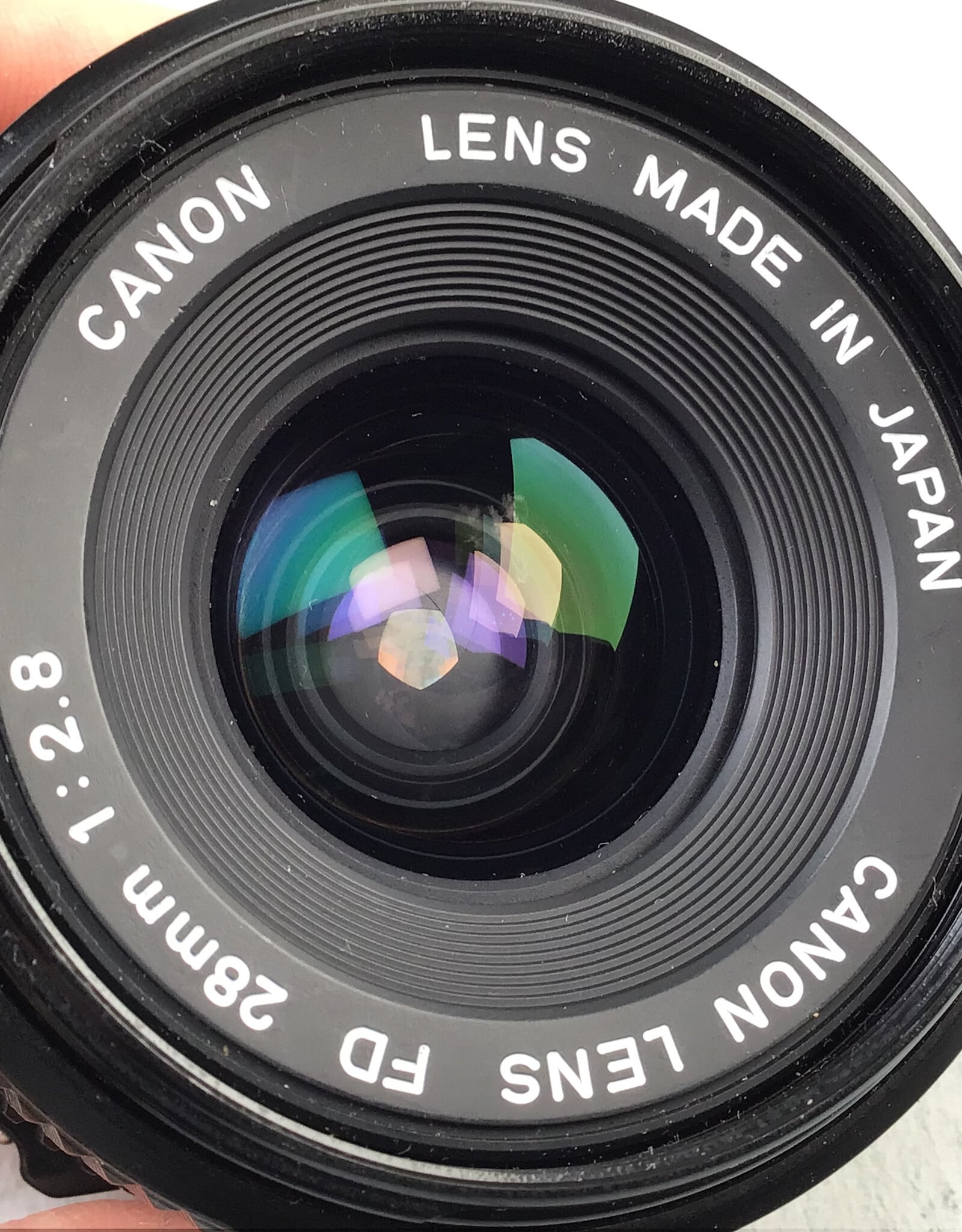CANON Canon FD 28mm f2.8 Lens Used Good