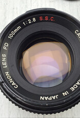 CANON Canon FD 100mm f2.8 SSC Lens Used Fair