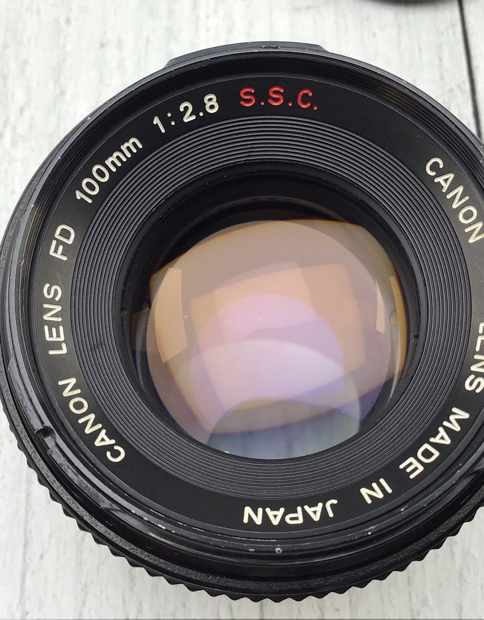 CANON Canon FD 100mm f2.8 SSC Lens Used Fair