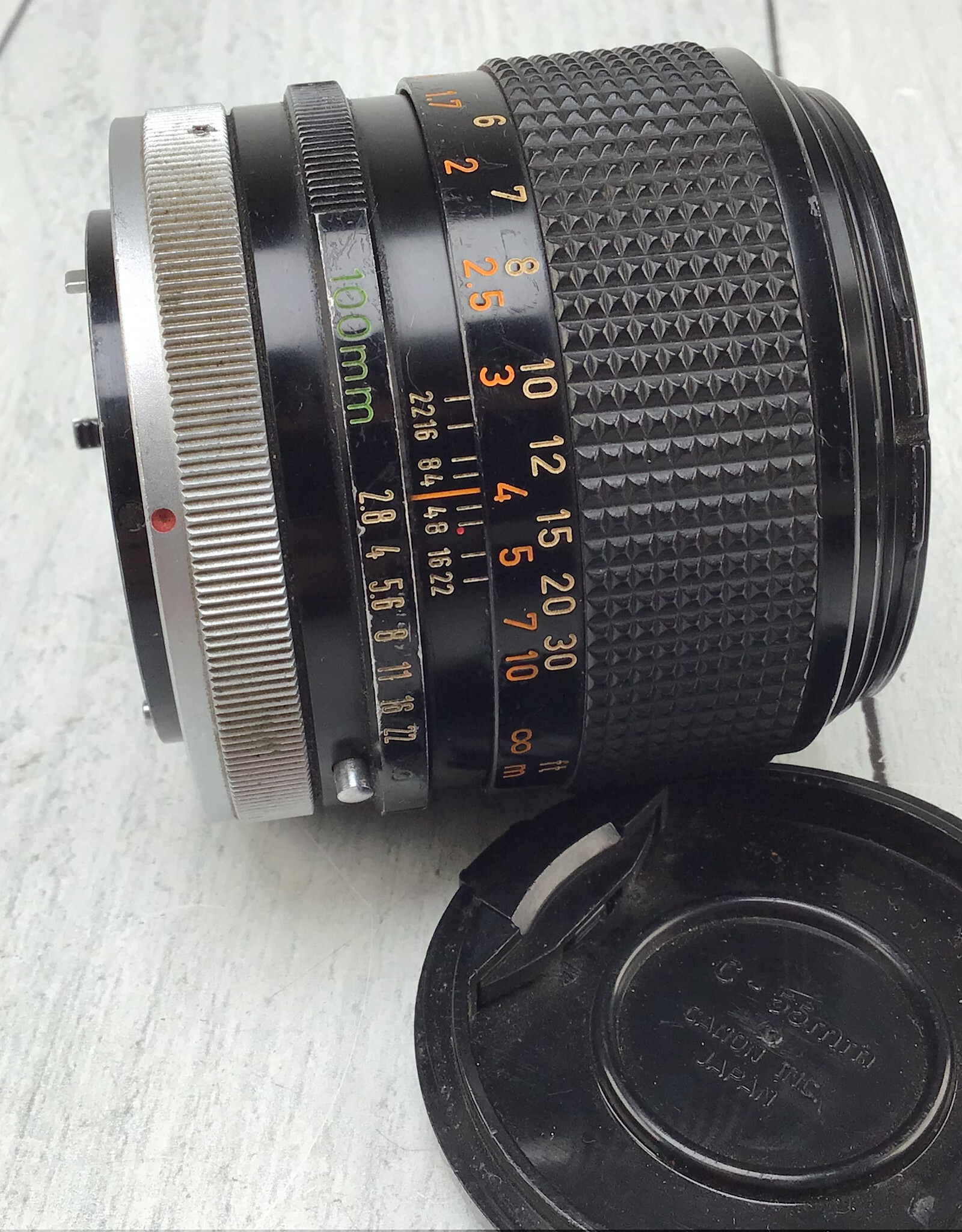 CANON Canon FD 100mm f2.8 SSC Lens Used Fair