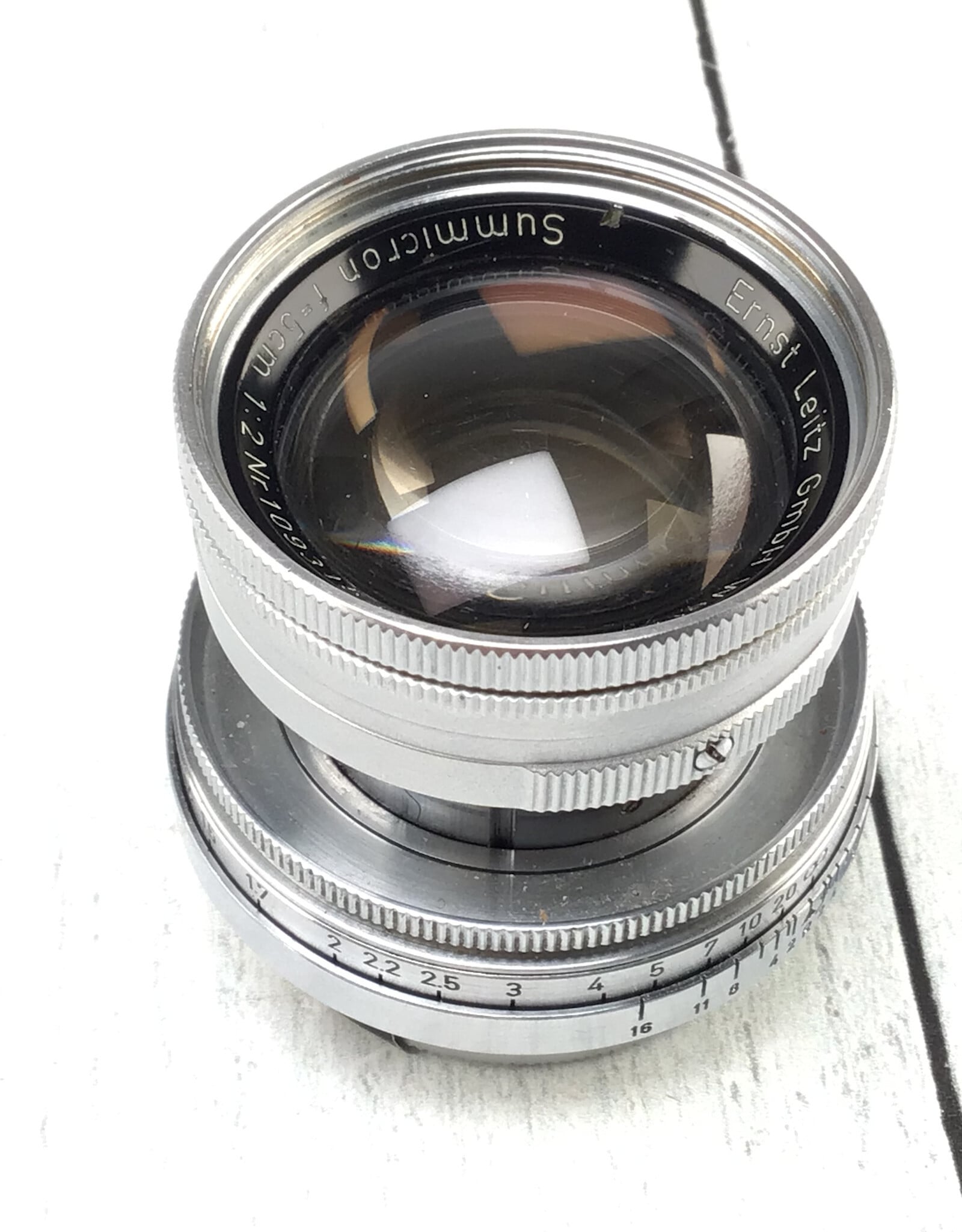 Leica Leica Summicron 5cm f2 Collapsible Lens Hazy AS IS