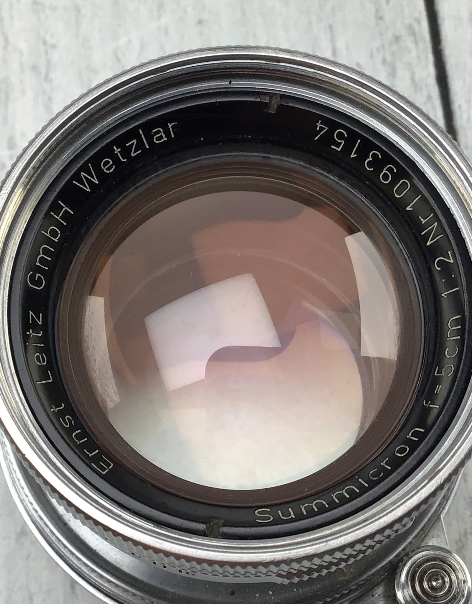 Leica Leica Summicron 5cm f2 Collapsible Lens Hazy AS IS