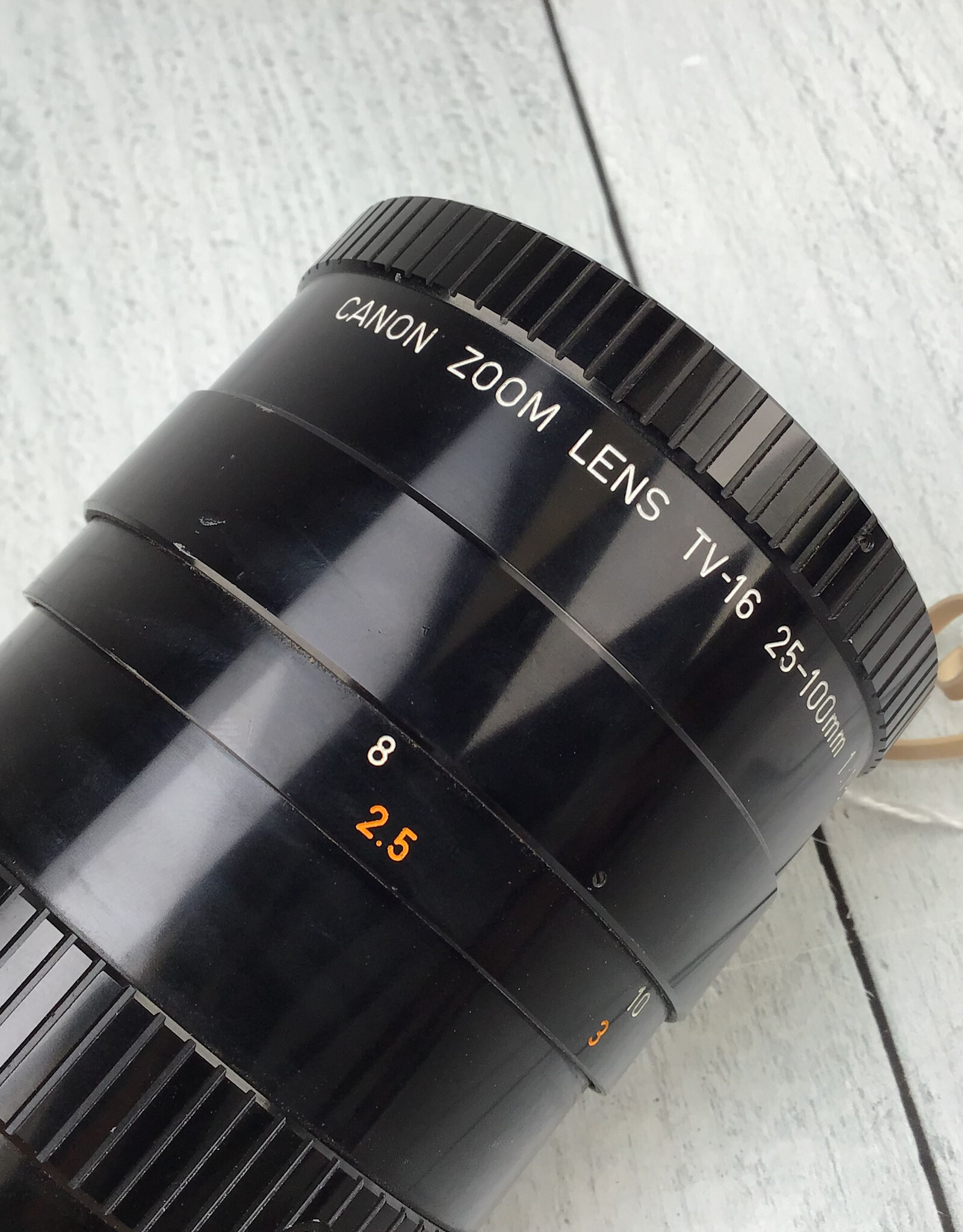CANON Canon TV-16 25-100mm f1.8 Lens Used Good