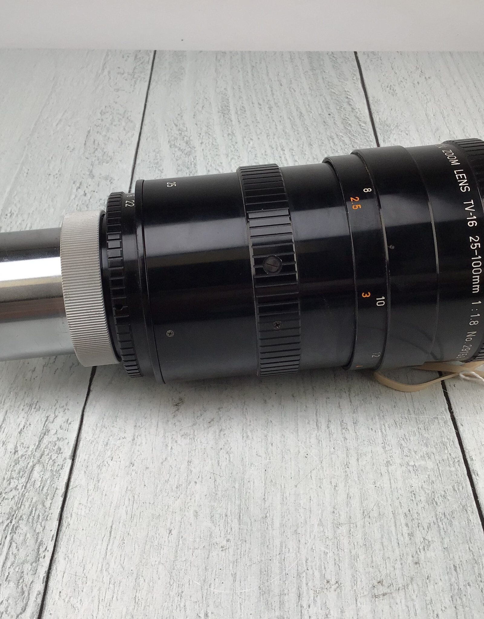 CANON Canon TV-16 25-100mm f1.8 Lens Used Good