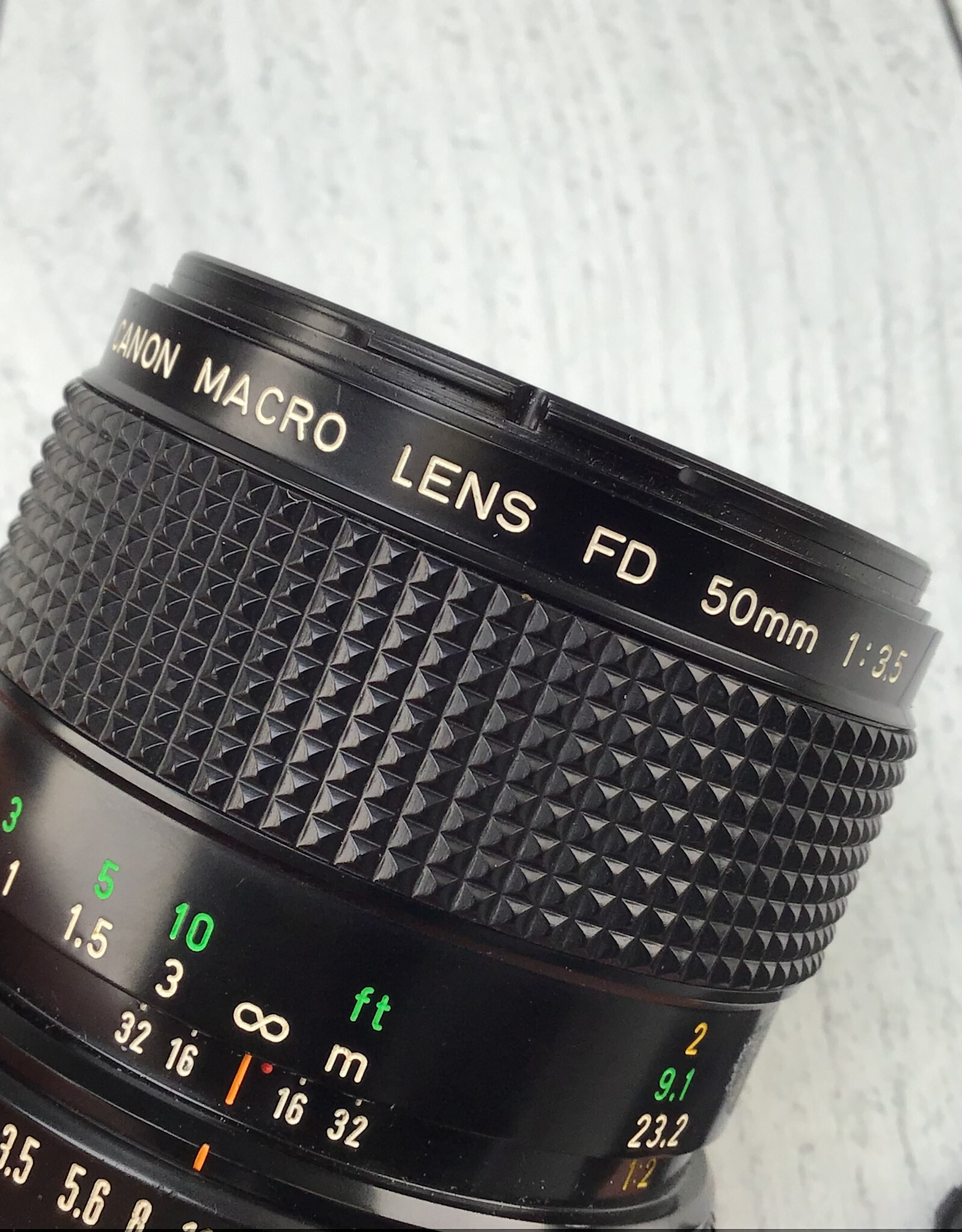 CANON Canon FD 50mm f3.5 Macro lens Used Good