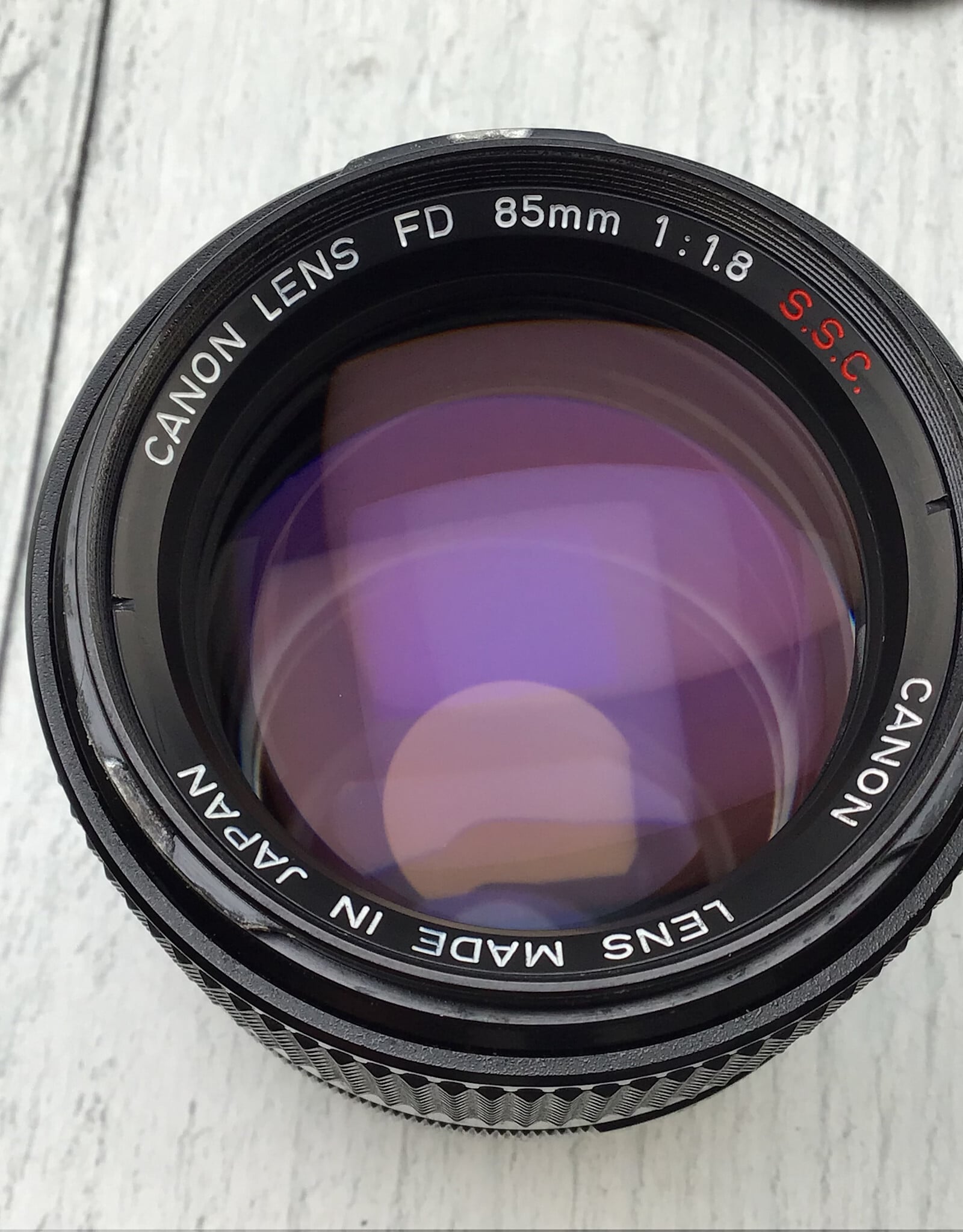 CANON Canon FD 85mm f.8 SSC Lens Used Good