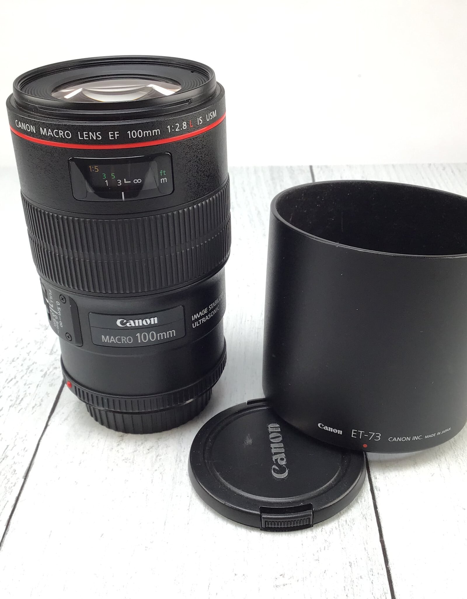 CANON Canon EF 100mm f2.8L Macro IS Lens Used Good