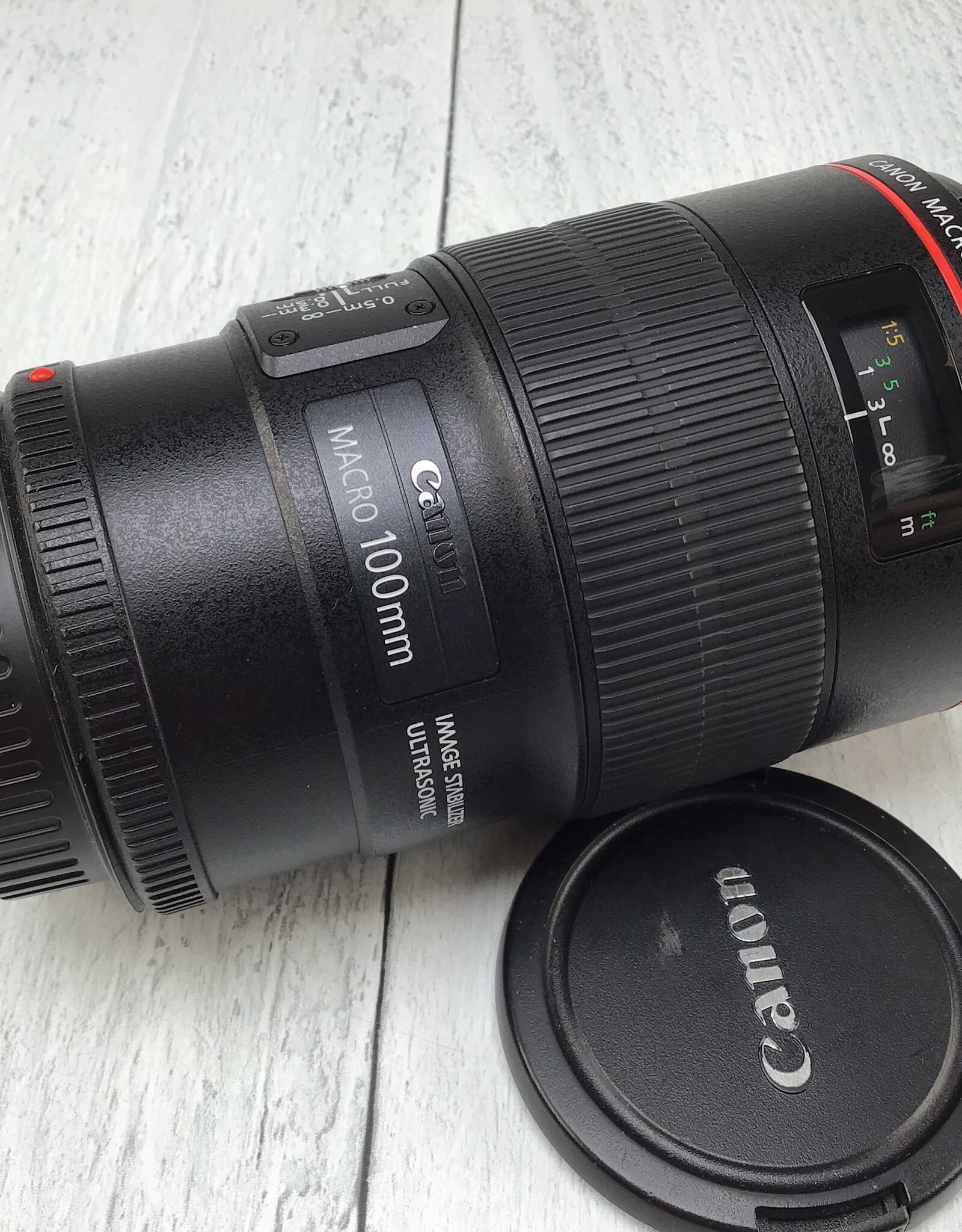 CANON Canon EF 100mm f2.8L Macro IS Lens Used Good