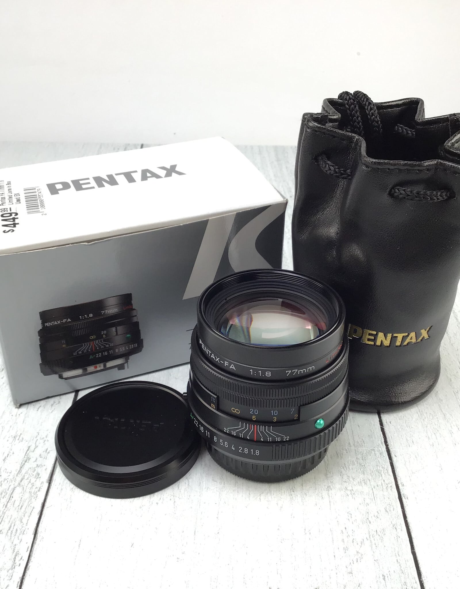 Pentax Pentax FA 77mm f1.8 Limited Lens in Box Used EX