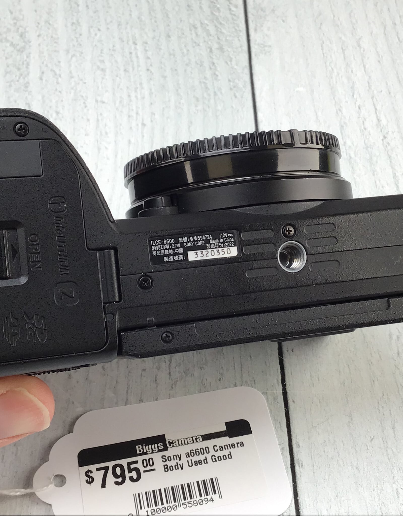 SONY Sony a6600 Camera Body Used Good