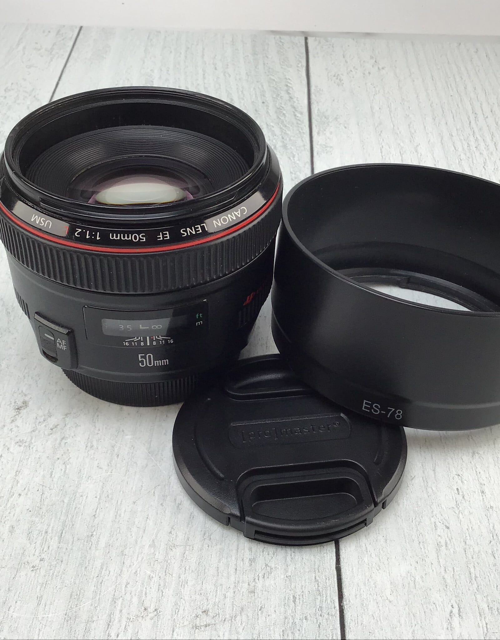 CANON Canon EF 50mm f1.2 L Lens Used Good