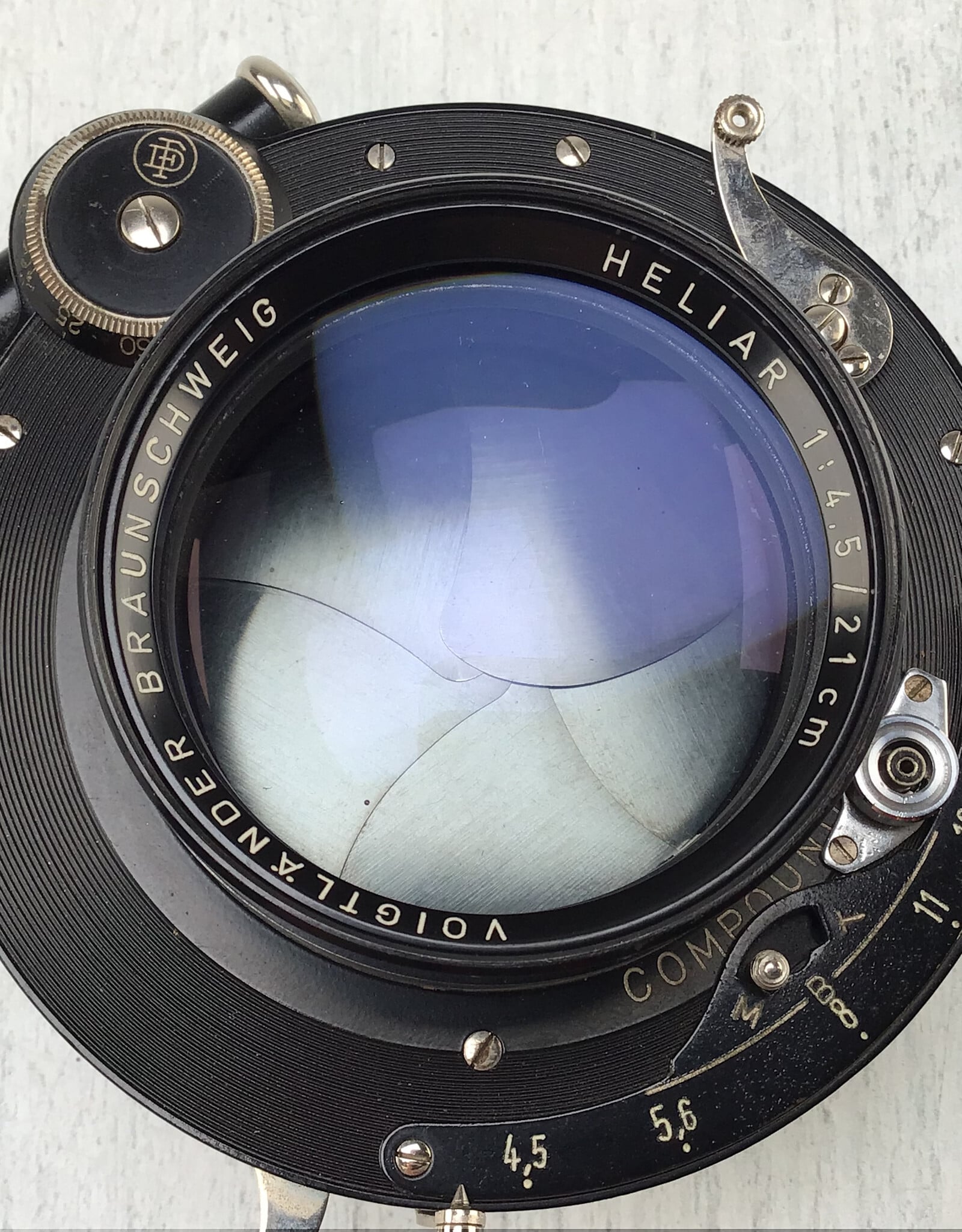 Voigtlander Voigtlander Heliar 21cm f4.5 Large Format Lens Used Good